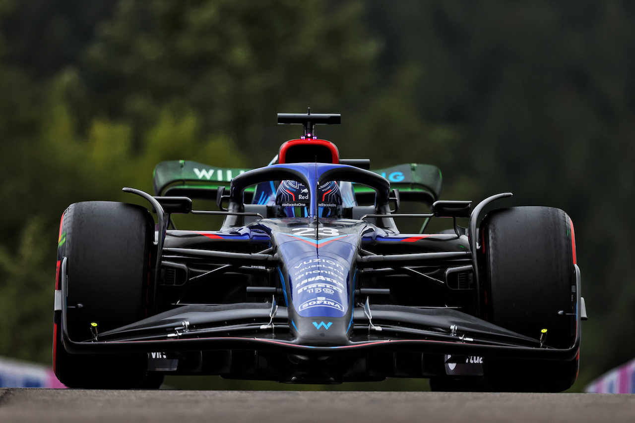 GP BELGIO, Alexander Albon (THA) Williams Racing FW44.
26.08.2022. Formula 1 World Championship, Rd 14, Belgian Grand Prix, Spa Francorchamps, Belgium, Practice Day.
- www.xpbimages.com, EMail: requests@xpbimages.com © Copyright: Moy / XPB Images