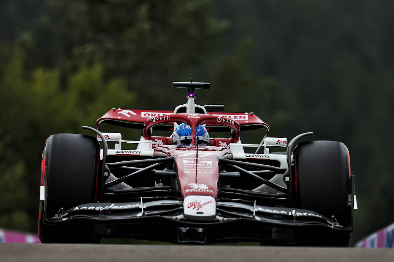 GP BELGIO, Valtteri Bottas (FIN) Alfa Romeo F1 Team C42.
26.08.2022. Formula 1 World Championship, Rd 14, Belgian Grand Prix, Spa Francorchamps, Belgium, Practice Day.
- www.xpbimages.com, EMail: requests@xpbimages.com © Copyright: Moy / XPB Images
