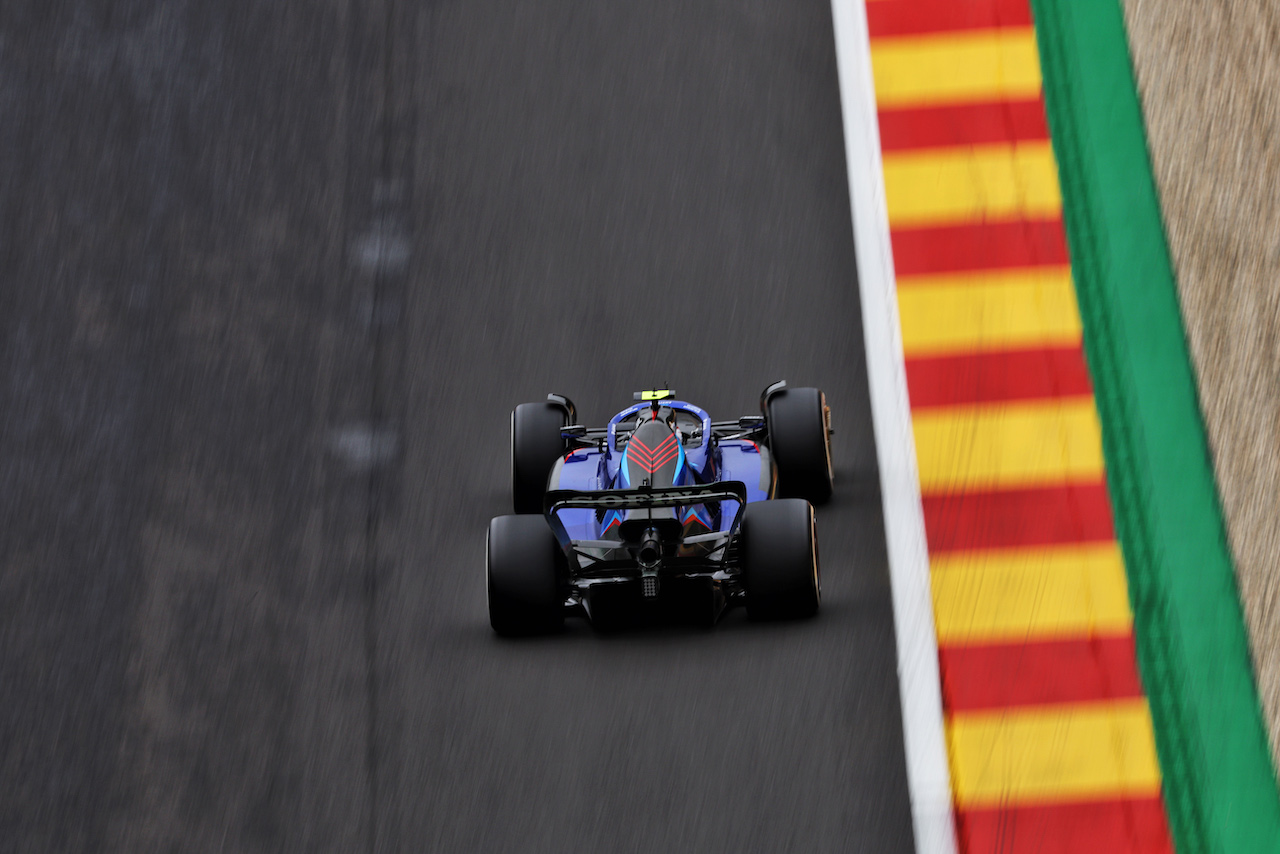 GP BELGIO, Nicholas Latifi (CDN) Williams Racing FW44.
26.08.2022. Formula 1 World Championship, Rd 14, Belgian Grand Prix, Spa Francorchamps, Belgium, Practice Day.
- www.xpbimages.com, EMail: requests@xpbimages.com © Copyright: Bearne / XPB Images