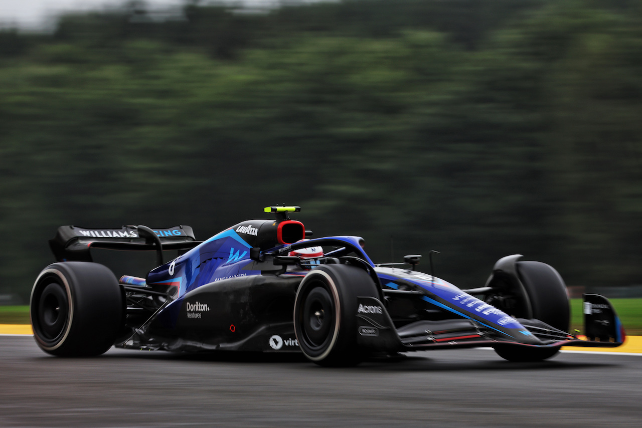 GP BELGIO, Nicholas Latifi (CDN) Williams Racing FW44.
26.08.2022. Formula 1 World Championship, Rd 14, Belgian Grand Prix, Spa Francorchamps, Belgium, Practice Day.
- www.xpbimages.com, EMail: requests@xpbimages.com © Copyright: Bearne / XPB Images