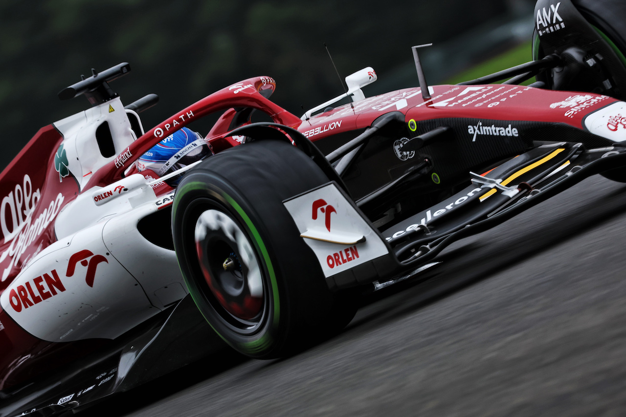 GP BELGIO, Valtteri Bottas (FIN) Alfa Romeo F1 Team C42.
26.08.2022. Formula 1 World Championship, Rd 14, Belgian Grand Prix, Spa Francorchamps, Belgium, Practice Day.
- www.xpbimages.com, EMail: requests@xpbimages.com © Copyright: Bearne / XPB Images
