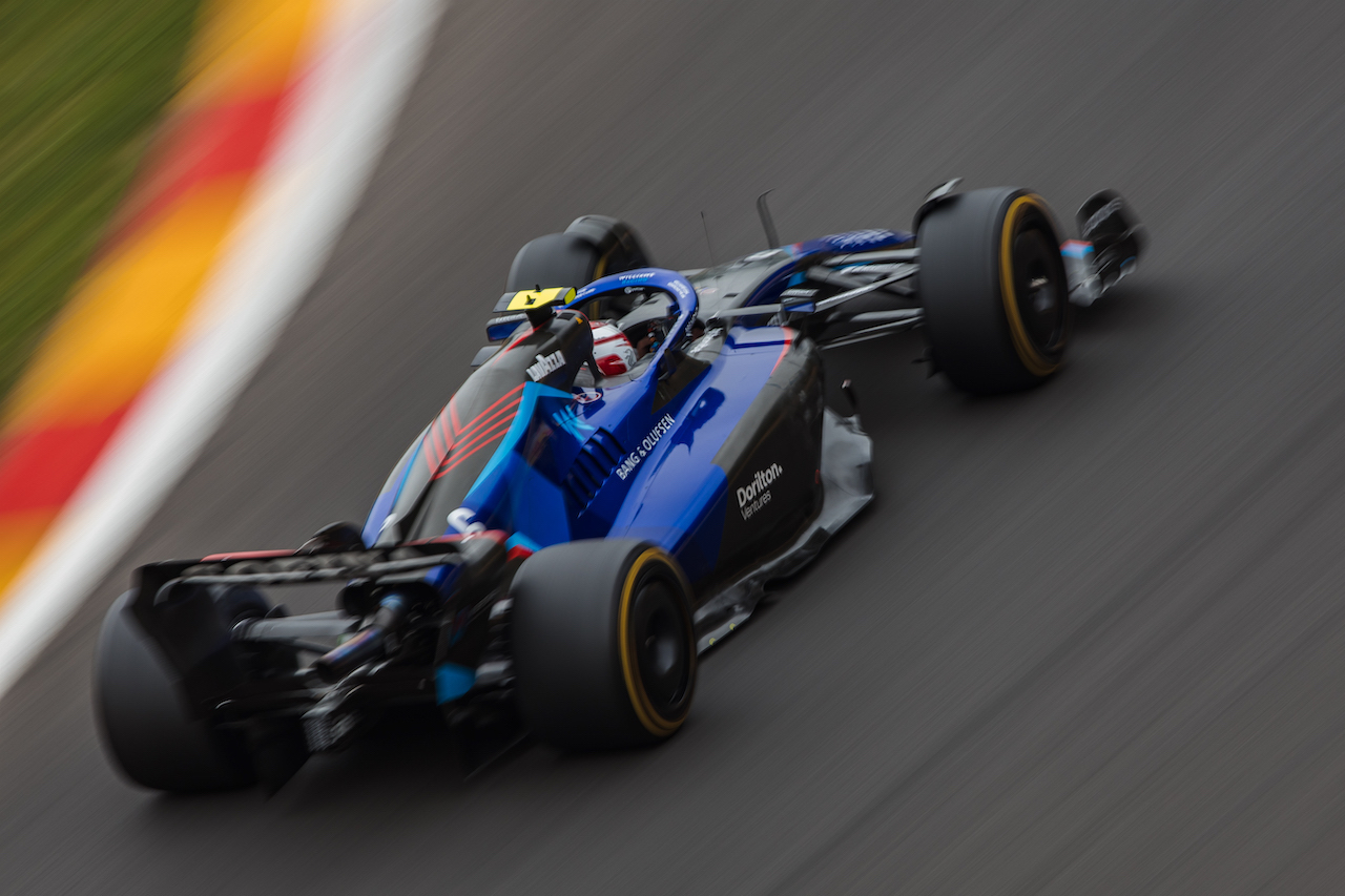 GP BELGIO, Nicholas Latifi (CDN) Williams Racing FW44.
26.08.2022. Formula 1 World Championship, Rd 14, Belgian Grand Prix, Spa Francorchamps, Belgium, Practice Day.
- www.xpbimages.com, EMail: requests@xpbimages.com © Copyright: Bearne / XPB Images