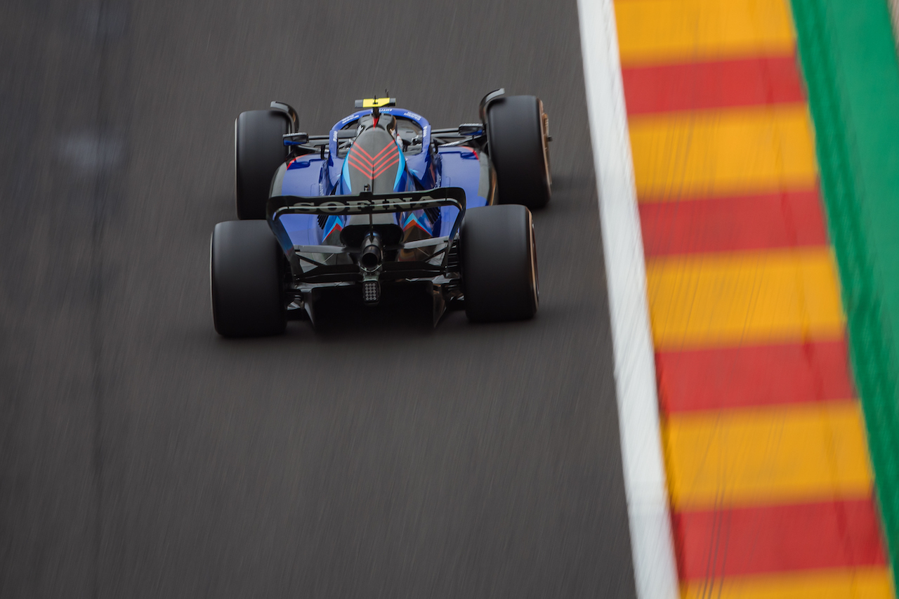 GP BELGIO, Nicholas Latifi (CDN) Williams Racing FW44.
26.08.2022. Formula 1 World Championship, Rd 14, Belgian Grand Prix, Spa Francorchamps, Belgium, Practice Day.
- www.xpbimages.com, EMail: requests@xpbimages.com © Copyright: Bearne / XPB Images