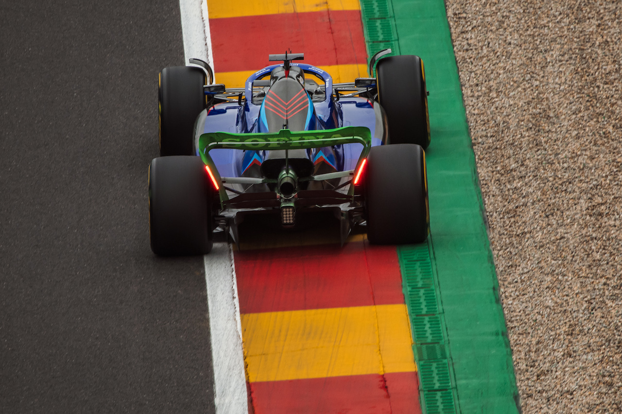 GP BELGIO, Alexander Albon (THA) Williams Racing FW44.
26.08.2022. Formula 1 World Championship, Rd 14, Belgian Grand Prix, Spa Francorchamps, Belgium, Practice Day.
- www.xpbimages.com, EMail: requests@xpbimages.com © Copyright: Bearne / XPB Images