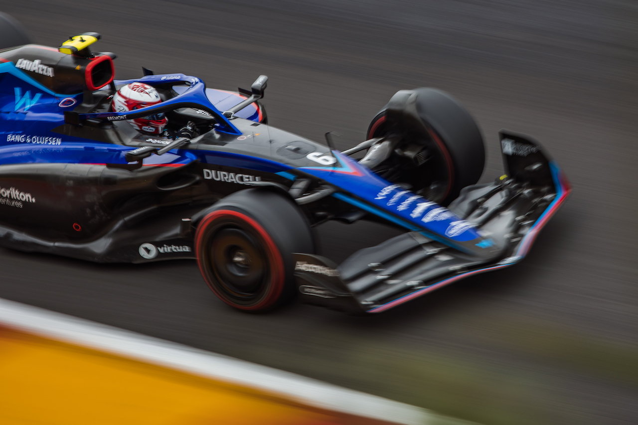 GP BELGIO, Nicholas Latifi (CDN) Williams Racing FW44.
26.08.2022. Formula 1 World Championship, Rd 14, Belgian Grand Prix, Spa Francorchamps, Belgium, Practice Day.
- www.xpbimages.com, EMail: requests@xpbimages.com © Copyright: Bearne / XPB Images