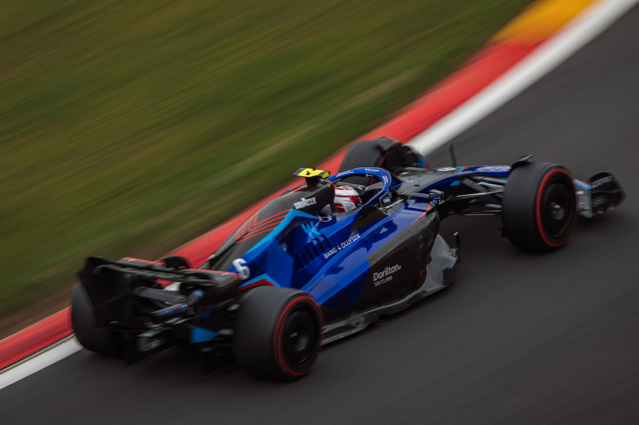 GP BELGIO, Nicholas Latifi (CDN) Williams Racing FW44.
26.08.2022. Formula 1 World Championship, Rd 14, Belgian Grand Prix, Spa Francorchamps, Belgium, Practice Day.
- www.xpbimages.com, EMail: requests@xpbimages.com © Copyright: Bearne / XPB Images