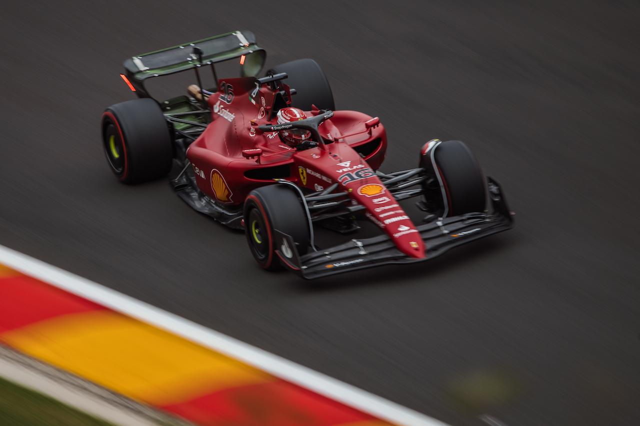 GP BELGIO, Charles Leclerc (MON) Ferrari F1-75.
26.08.2022. Formula 1 World Championship, Rd 14, Belgian Grand Prix, Spa Francorchamps, Belgium, Practice Day.
- www.xpbimages.com, EMail: requests@xpbimages.com © Copyright: Bearne / XPB Images