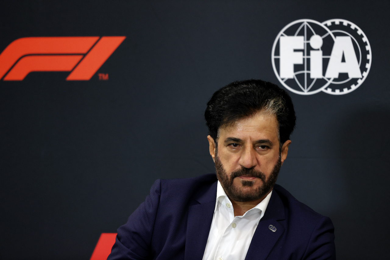 GP BELGIO, Mohammed Bin Sulayem (UAE) FIA President at a press conference announcing that Audi has officially registered as an F1 engine manufacturer for the 2026 regulations.
26.08.2022. Formula 1 World Championship, Rd 14, Belgian Grand Prix, Spa Francorchamps, Belgium, Practice Day.
- www.xpbimages.com, EMail: requests@xpbimages.com © Copyright: Moy / XPB Images