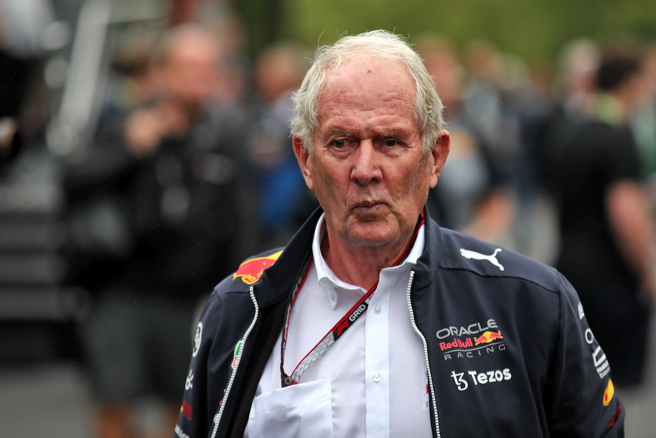 GP BELGIO, Dr Helmut Marko (AUT) Red Bull Motorsport Consultant.
26.08.2022. Formula 1 World Championship, Rd 14, Belgian Grand Prix, Spa Francorchamps, Belgium, Practice Day.
 - www.xpbimages.com, EMail: requests@xpbimages.com © Copyright: Coates / XPB Images