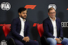 GP BELGIO, (L to R): Mohammed Bin Sulayem (UAE) FIA President e Markus Duesman (GER) Audi Chief Executive Officer - at a press conference announcing that Audi has officially registered as an F1 engine manufacturer for the 2026 regulations.
26.08.2022. Formula 1 World Championship, Rd 14, Belgian Grand Prix, Spa Francorchamps, Belgium, Practice Day.
- www.xpbimages.com, EMail: requests@xpbimages.com © Copyright: Moy / XPB Images