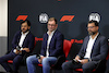 GP BELGIO, (L to R): Mohammed Bin Sulayem (UAE) FIA President; Markus Duesman (GER) Audi Chief Executive Officer; e Oliver Hoffmann (GER) Audi Member of the Board of Management for Technical Development - at a press conference announcing that Audi has officially registered as an F1 engine manufacturer for the 2026 regulations.
26.08.2022. Formula 1 World Championship, Rd 14, Belgian Grand Prix, Spa Francorchamps, Belgium, Practice Day.
- www.xpbimages.com, EMail: requests@xpbimages.com © Copyright: Moy / XPB Images