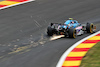 GP BELGIO, Esteban Ocon (FRA) Alpine F1 Team A522 sends sparks flying.
26.08.2022. Formula 1 World Championship, Rd 14, Belgian Grand Prix, Spa Francorchamps, Belgium, Practice Day.
 - www.xpbimages.com, EMail: requests@xpbimages.com © Copyright: Coates / XPB Images