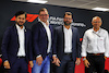 GP BELGIO, 
(L to R): Mohammed Bin Sulayem (UAE) FIA President; Markus Duesmann (GER) Audi Chief Executive Officer; Oliver Hoffmann (GER) Audi Member of the Board of Management for Technical Development; e Stefano Domenicali (ITA) Formula One President e CEO - at a press conference announcing that Audi has officially registered as an F1 engine manufacturer for the 2026 regulations.
26.08.2022. Formula 1 World Championship, Rd 14, Belgian Grand Prix, Spa Francorchamps, Belgium, Practice Day.
- www.xpbimages.com, EMail: requests@xpbimages.com © Copyright: Moy / XPB Images