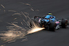 GP BELGIO, Esteban Ocon (FRA) Alpine F1 Team A522 sends sparks flying.
26.08.2022. Formula 1 World Championship, Rd 14, Belgian Grand Prix, Spa Francorchamps, Belgium, Practice Day.
 - www.xpbimages.com, EMail: requests@xpbimages.com © Copyright: Coates / XPB Images
