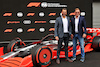 GP BELGIO, (L to R): Markus Duesmann  (GER) Audi Chief Executive Officer e Oliver Hoffmann (GER) Audi Member of the Board of Management for Technical Development with a showcar in the pits as Audi has officially registered as an F1 engine manufacturer for the 2026 regulations.
26.08.2022. Formula 1 World Championship, Rd 14, Belgian Grand Prix, Spa Francorchamps, Belgium, Practice Day.
- www.xpbimages.com, EMail: requests@xpbimages.com © Copyright: Bearne / XPB Images