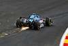GP BELGIO, Fernando Alonso (ESP) Alpine F1 Team A522 sends sparks flying.
26.08.2022. Formula 1 World Championship, Rd 14, Belgian Grand Prix, Spa Francorchamps, Belgium, Practice Day.
 - www.xpbimages.com, EMail: requests@xpbimages.com © Copyright: Coates / XPB Images