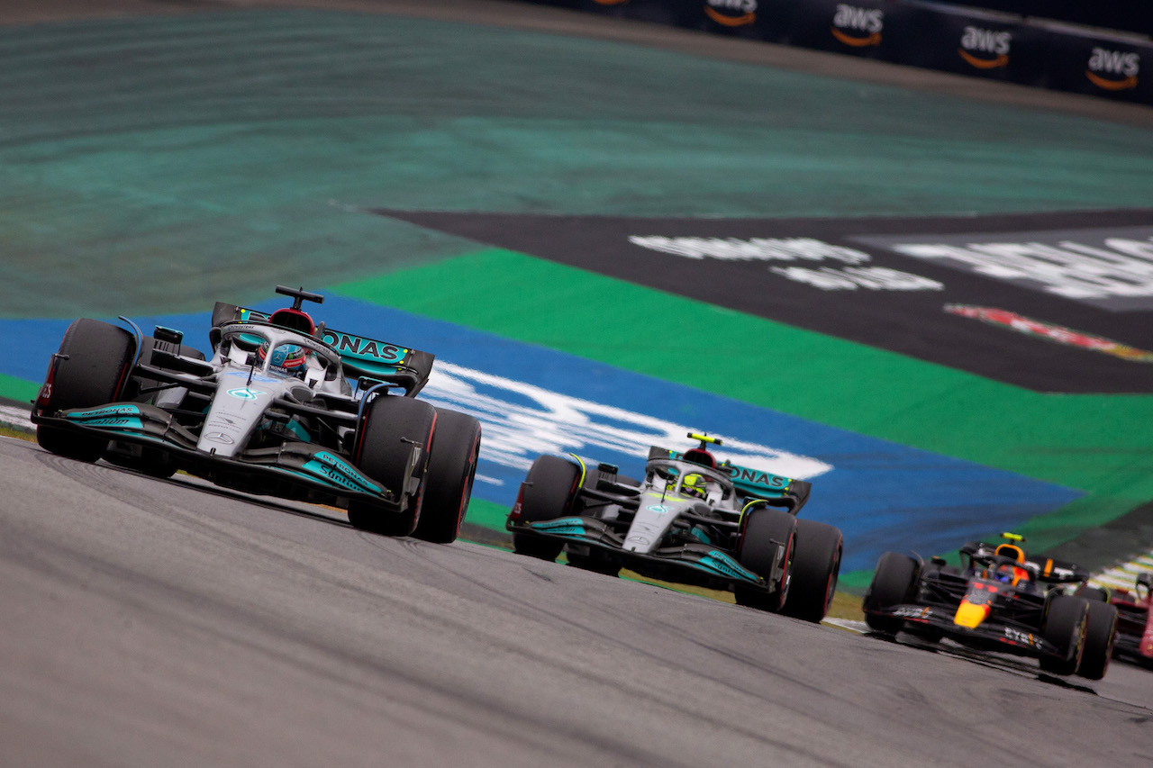 GP BRASILE, George Russell (GBR) Mercedes AMG F1 W13.
13.11.2022. Formula 1 World Championship, Rd 21, Brazilian Grand Prix, Sao Paulo, Brazil, Gara Day.
- www.xpbimages.com, EMail: requests@xpbimages.com © Copyright: XPB Images