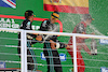 GP BRASILE, The podium (L to R): Lewis Hamilton (GBR) Mercedes AMG F1, second; George Russell (GBR) Mercedes AMG F1, vincitore; Carlos Sainz Jr (ESP) Ferrari, third.
13.11.2022. Formula 1 World Championship, Rd 21, Brazilian Grand Prix, Sao Paulo, Brazil, Gara Day.
- www.xpbimages.com, EMail: requests@xpbimages.com © Copyright: Bearne / XPB Images