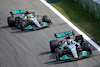 GP BRASILE, George Russell (GBR) Mercedes AMG F1 W13 davanti a Lewis Hamilton (GBR) Mercedes AMG F1.
13.11.2022. Formula 1 World Championship, Rd 21, Brazilian Grand Prix, Sao Paulo, Brazil, Gara Day.
- www.xpbimages.com, EMail: requests@xpbimages.com © Copyright: XPB Images