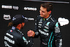 GP BRASILE, Gara winner George Russell (GBR) Mercedes AMG F1 with second placed team mate Lewis Hamilton (GBR) Mercedes AMG F1 in parc ferme.
13.11.2022. Formula 1 World Championship, Rd 21, Brazilian Grand Prix, Sao Paulo, Brazil, Gara Day.
 - www.xpbimages.com, EMail: requests@xpbimages.com © Copyright: Coates / XPB Images