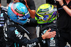 GP BRASILE, Gara winner George Russell (GBR) Mercedes AMG F1 with second placed team mate Lewis Hamilton (GBR) Mercedes AMG F1 in parc ferme.
13.11.2022. Formula 1 World Championship, Rd 21, Brazilian Grand Prix, Sao Paulo, Brazil, Gara Day.
 - www.xpbimages.com, EMail: requests@xpbimages.com © Copyright: Coates / XPB Images