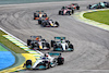 GP BRASILE, George Russell (GBR) Mercedes AMG F1 W13 davanti a as Max Verstappen (NLD) Red Bull Racing RB18 e Lewis Hamilton (GBR) Mercedes AMG F1 W13 make contact as they battle for position.
13.11.2022. Formula 1 World Championship, Rd 21, Brazilian Grand Prix, Sao Paulo, Brazil, Gara Day.
- www.xpbimages.com, EMail: requests@xpbimages.com © Copyright: Batchelor / XPB Images