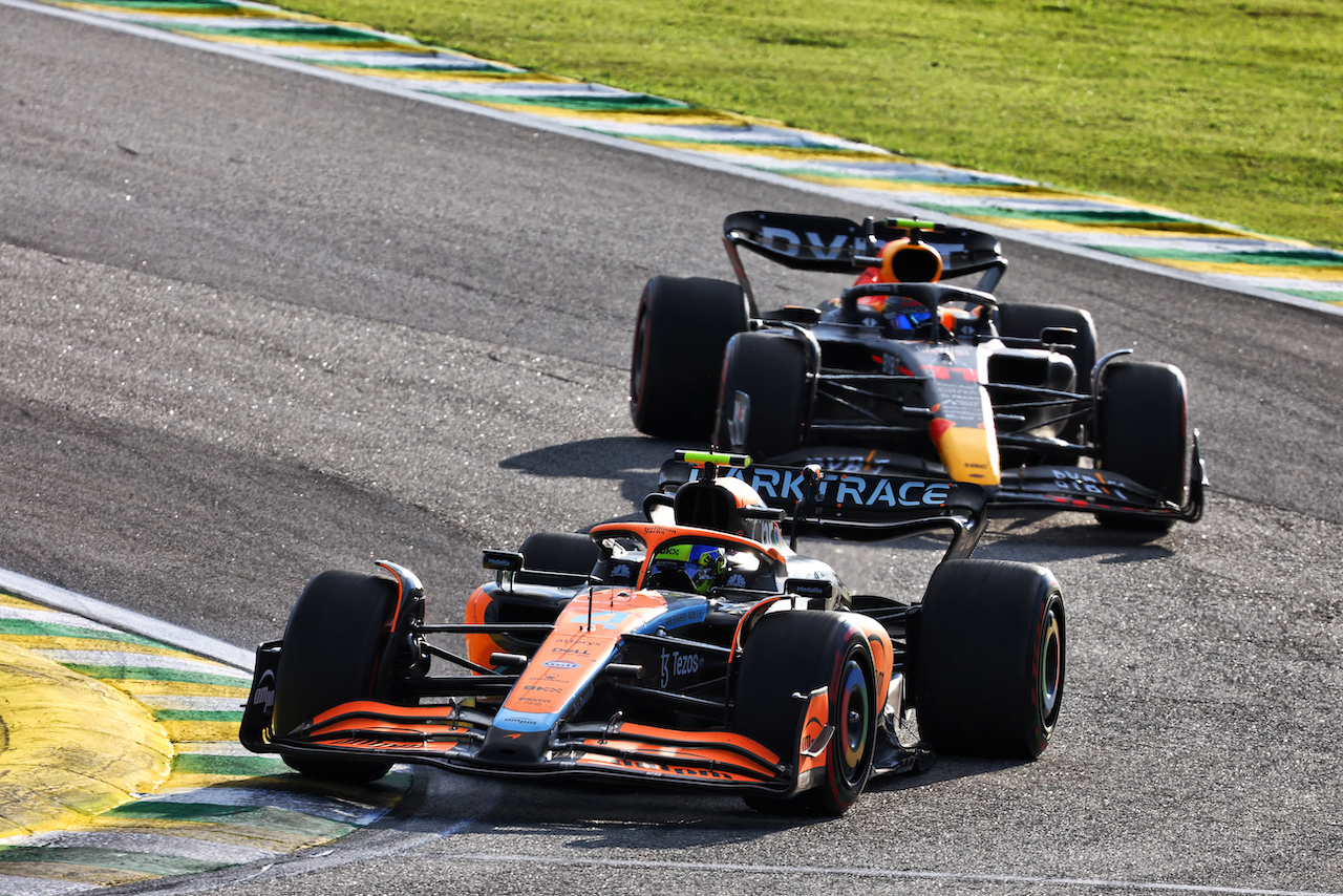 GP BRASILE, Lando Norris (GBR) McLaren MCL36.
12.11.2022. Formula 1 World Championship, Rd 21, Brazilian Grand Prix, Sao Paulo, Brazil, Sprint Day.
- www.xpbimages.com, EMail: requests@xpbimages.com © Copyright: Batchelor / XPB Images