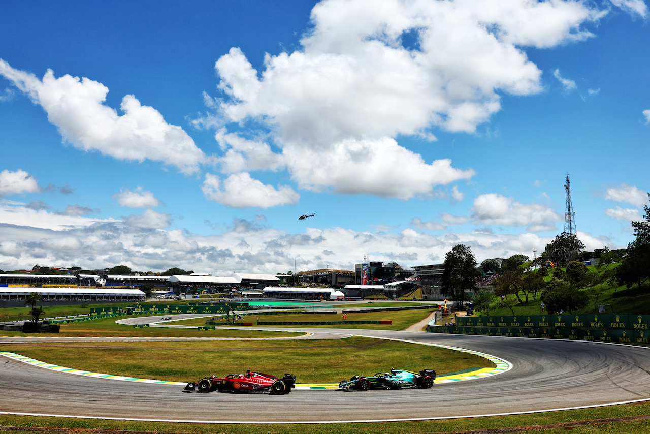 GP BRASILE, Charles Leclerc (MON) Ferrari F1-75.
12.11.2022. Formula 1 World Championship, Rd 21, Brazilian Grand Prix, Sao Paulo, Brazil, Sprint Day.
 - www.xpbimages.com, EMail: requests@xpbimages.com © Copyright: Coates / XPB Images