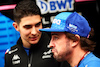 GP BRASILE, Fernando Alonso (ESP) Alpine F1 Team e team mate Esteban Ocon (FRA) Alpine F1 Team.
12.11.2022. Formula 1 World Championship, Rd 21, Brazilian Grand Prix, Sao Paulo, Brazil, Sprint Day.
 - www.xpbimages.com, EMail: requests@xpbimages.com © Copyright: Coates / XPB Images