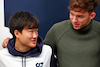 GP BRASILE, (L to R): Yuki Tsunoda (JPN) AlphaTauri with team mate Pierre Gasly (FRA) AlphaTauri.
12.11.2022. Formula 1 World Championship, Rd 21, Brazilian Grand Prix, Sao Paulo, Brazil, Sprint Day.
 - www.xpbimages.com, EMail: requests@xpbimages.com © Copyright: Coates / XPB Images