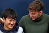 GP BRASILE, (L to R): Yuki Tsunoda (JPN) AlphaTauri with team mate Pierre Gasly (FRA) AlphaTauri.
12.11.2022. Formula 1 World Championship, Rd 21, Brazilian Grand Prix, Sao Paulo, Brazil, Sprint Day.
 - www.xpbimages.com, EMail: requests@xpbimages.com © Copyright: Coates / XPB Images