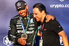 GP BRASILE, (L to R): Lewis Hamilton (GBR) Mercedes AMG F1 with Felipe Massa (BRA) FIA Drivers' Commission President in Sprint parc ferme.
12.11.2022. Formula 1 World Championship, Rd 21, Brazilian Grand Prix, Sao Paulo, Brazil, Sprint Day.
- www.xpbimages.com, EMail: requests@xpbimages.com © Copyright: Batchelor / XPB Images