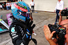 GP BRASILE, George Russell (GBR) Mercedes AMG F1 celebrates finishing first in Sprint parc ferme.
12.11.2022. Formula 1 World Championship, Rd 21, Brazilian Grand Prix, Sao Paulo, Brazil, Sprint Day.
- www.xpbimages.com, EMail: requests@xpbimages.com © Copyright: Batchelor / XPB Images