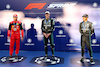 GP BRASILE, Sprint top three (L to R): Carlos Sainz Jr (ESP) Ferrari, second; George Russell (GBR) Mercedes AMG F1, first; Lewis Hamilton (GBR) Mercedes AMG F1, third.
12.11.2022. Formula 1 World Championship, Rd 21, Brazilian Grand Prix, Sao Paulo, Brazil, Sprint Day.
- www.xpbimages.com, EMail: requests@xpbimages.com © Copyright: Batchelor / XPB Images