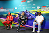 GP BRASILE, (L to R): Carlos Sainz Jr (ESP) Ferrari; George Russell (GBR) Mercedes AMG F1; e Lewis Hamilton (GBR) Mercedes AMG F1, in the post Sprint FIA Press Conference.
12.11.2022. Formula 1 World Championship, Rd 21, Brazilian Grand Prix, Sao Paulo, Brazil, Sprint Day.
- www.xpbimages.com, EMail: requests@xpbimages.com © Copyright: Batchelor / XPB Images