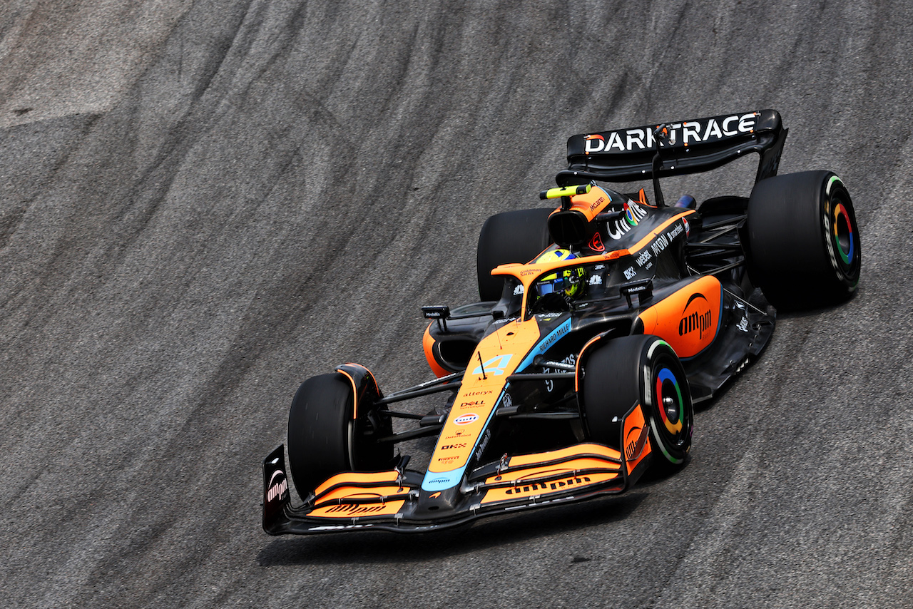 GP BRASILE, Lando Norris (GBR) McLaren MCL36.
11.11.2022. Formula 1 World Championship, Rd 21, Brazilian Grand Prix, Sao Paulo, Brazil, Qualifiche Day.
 - www.xpbimages.com, EMail: requests@xpbimages.com © Copyright: Coates / XPB Images