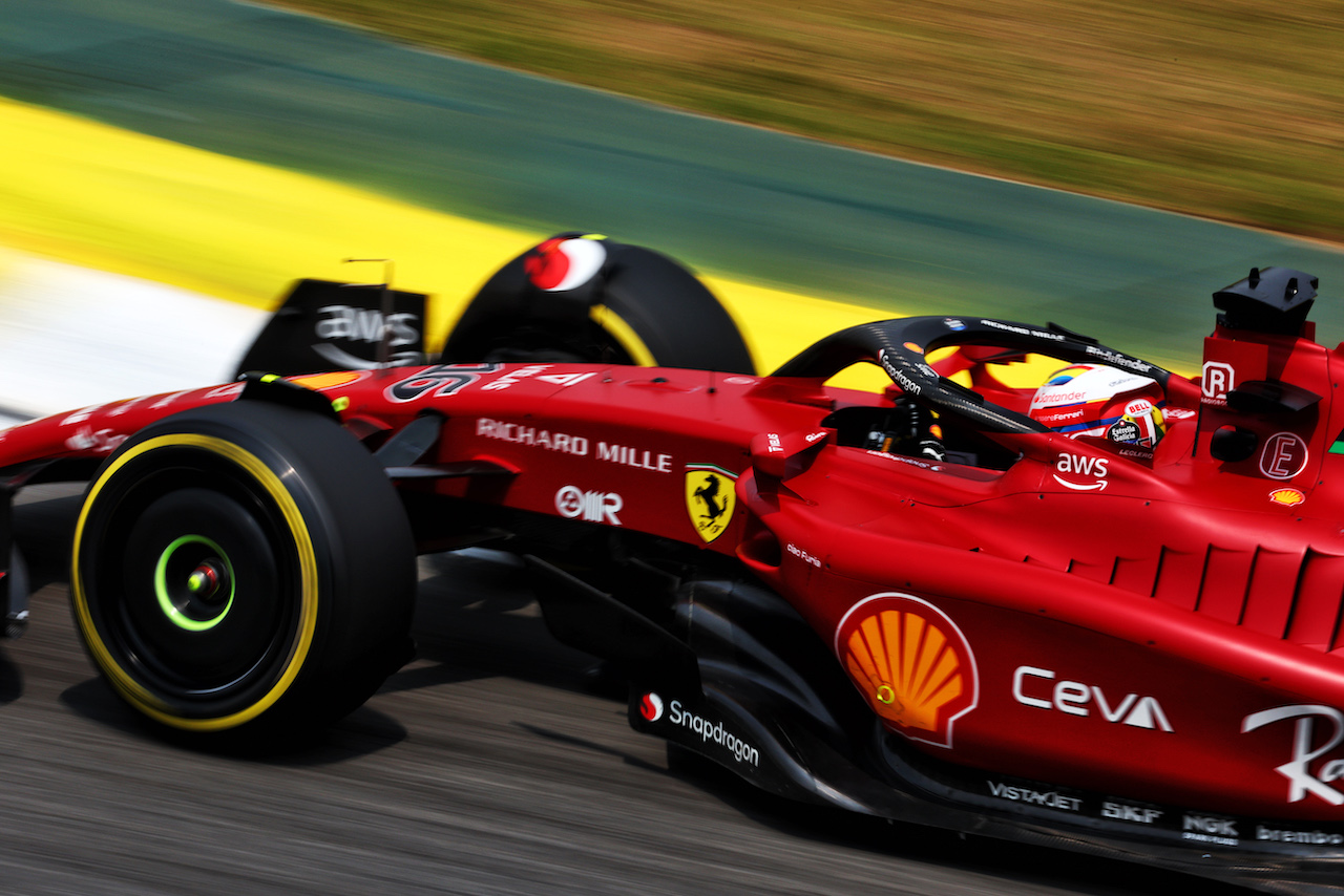 GP BRASILE, Charles Leclerc (MON) Ferrari F1-75.
11.11.2022. Formula 1 World Championship, Rd 21, Brazilian Grand Prix, Sao Paulo, Brazil, Qualifiche Day.
 - www.xpbimages.com, EMail: requests@xpbimages.com © Copyright: Coates / XPB Images