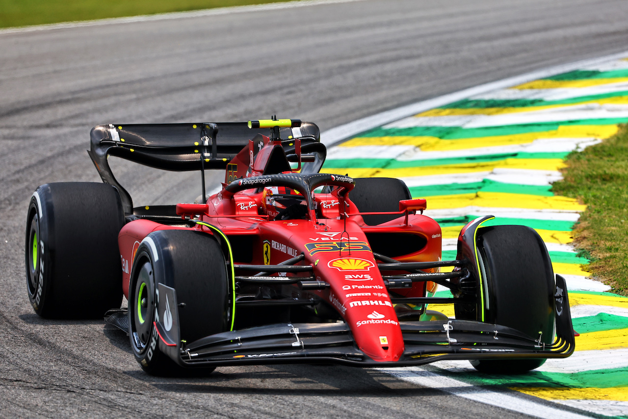 GP BRASILE, Carlos Sainz Jr (ESP) Ferrari F1-75.
11.11.2022. Formula 1 World Championship, Rd 21, Brazilian Grand Prix, Sao Paulo, Brazil, Qualifiche Day.
- www.xpbimages.com, EMail: requests@xpbimages.com © Copyright: XPB Images