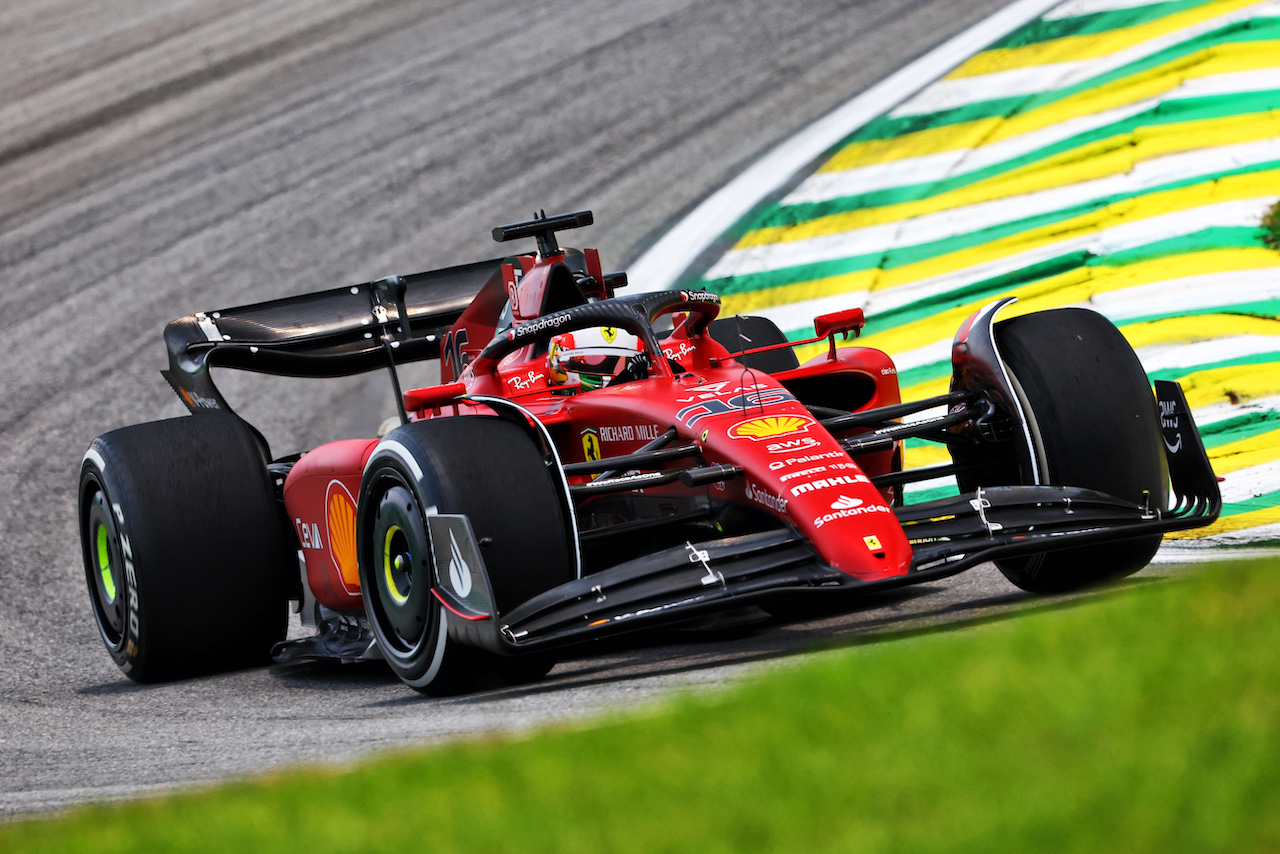GP BRASILE, Charles Leclerc (MON) Ferrari F1-75.
11.11.2022. Formula 1 World Championship, Rd 21, Brazilian Grand Prix, Sao Paulo, Brazil, Qualifiche Day.
- www.xpbimages.com, EMail: requests@xpbimages.com © Copyright: XPB Images