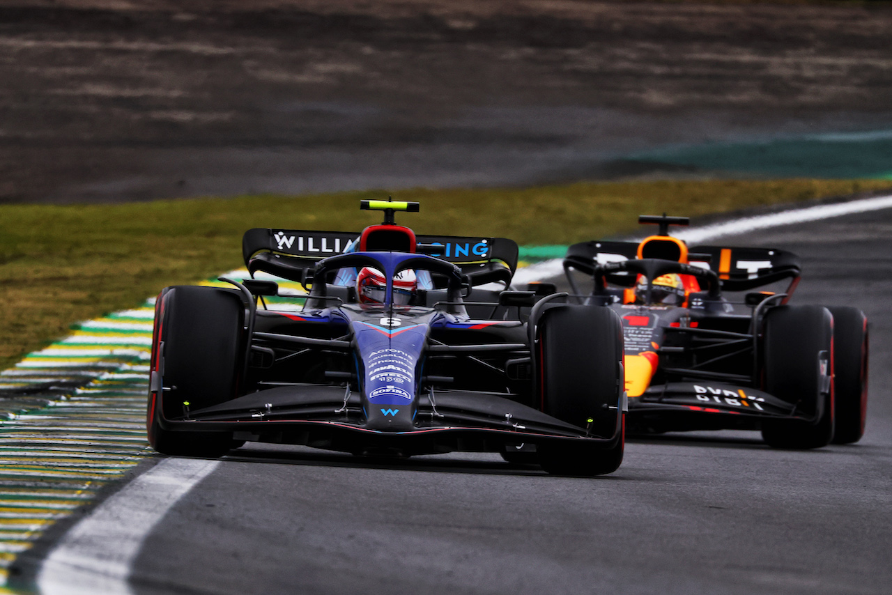 GP BRASILE, Nicholas Latifi (CDN) Williams Racing FW44.
11.11.2022. Formula 1 World Championship, Rd 21, Brazilian Grand Prix, Sao Paulo, Brazil, Qualifiche Day.
 - www.xpbimages.com, EMail: requests@xpbimages.com © Copyright: Coates / XPB Images