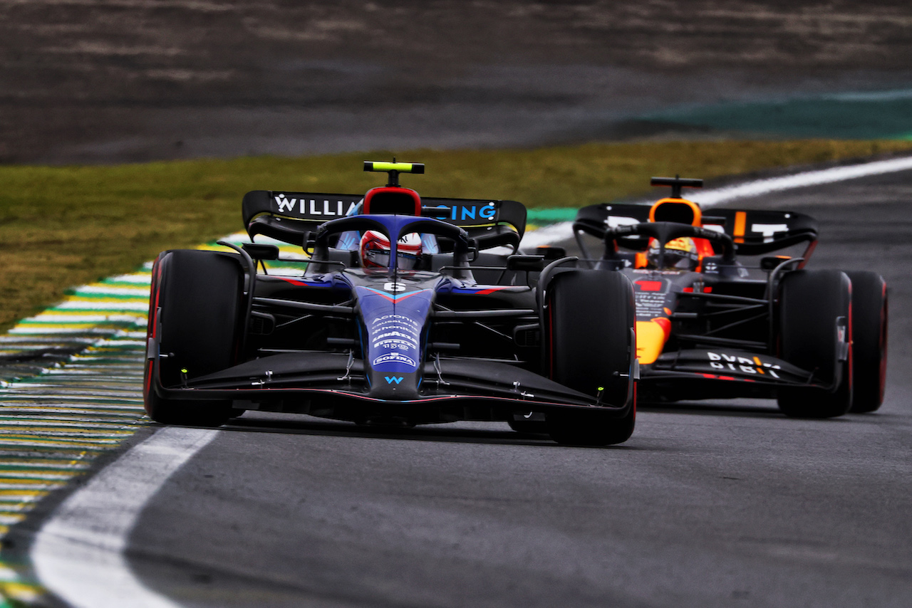 GP BRASILE, Nicholas Latifi (CDN) Williams Racing FW44.
11.11.2022. Formula 1 World Championship, Rd 21, Brazilian Grand Prix, Sao Paulo, Brazil, Qualifiche Day.
 - www.xpbimages.com, EMail: requests@xpbimages.com © Copyright: Coates / XPB Images