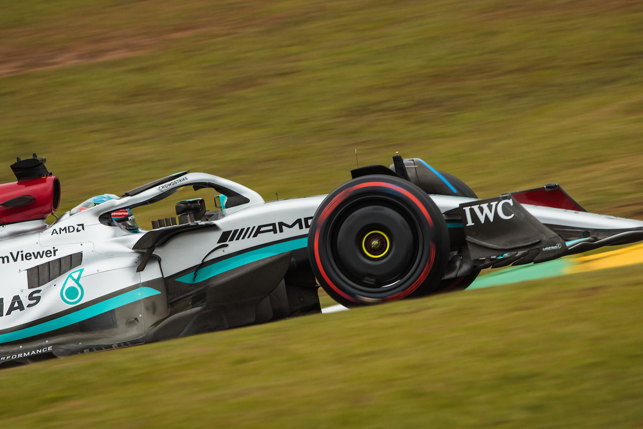 GP BRASILE, George Russell (GBR) Mercedes AMG F1 W13.
11.11.2022. Formula 1 World Championship, Rd 21, Brazilian Grand Prix, Sao Paulo, Brazil, Qualifiche Day.
- www.xpbimages.com, EMail: requests@xpbimages.com © Copyright: Bearne / XPB Images