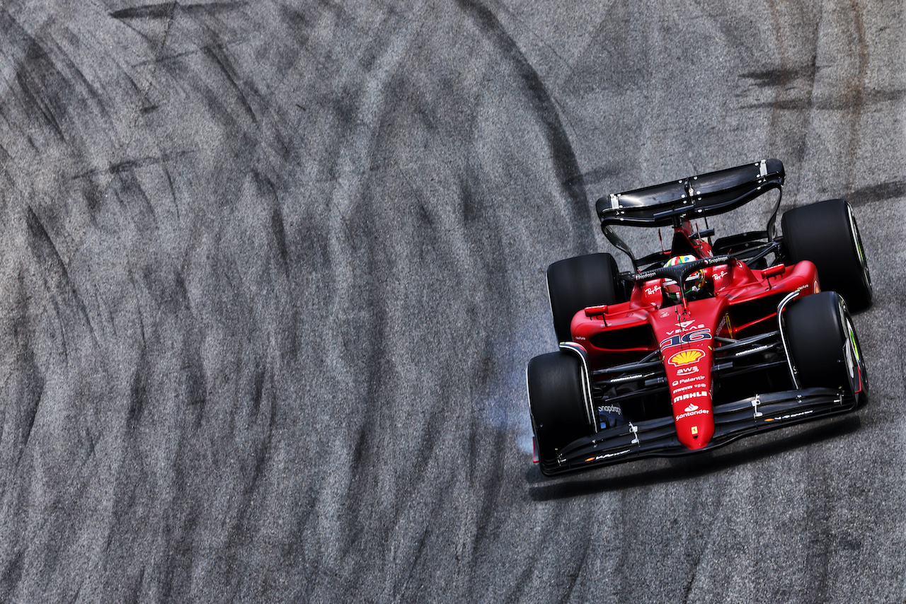 GP BRASILE, Charles Leclerc (MON) Ferrari F1-75.
11.11.2022. Formula 1 World Championship, Rd 21, Brazilian Grand Prix, Sao Paulo, Brazil, Qualifiche Day.
 - www.xpbimages.com, EMail: requests@xpbimages.com © Copyright: Coates / XPB Images