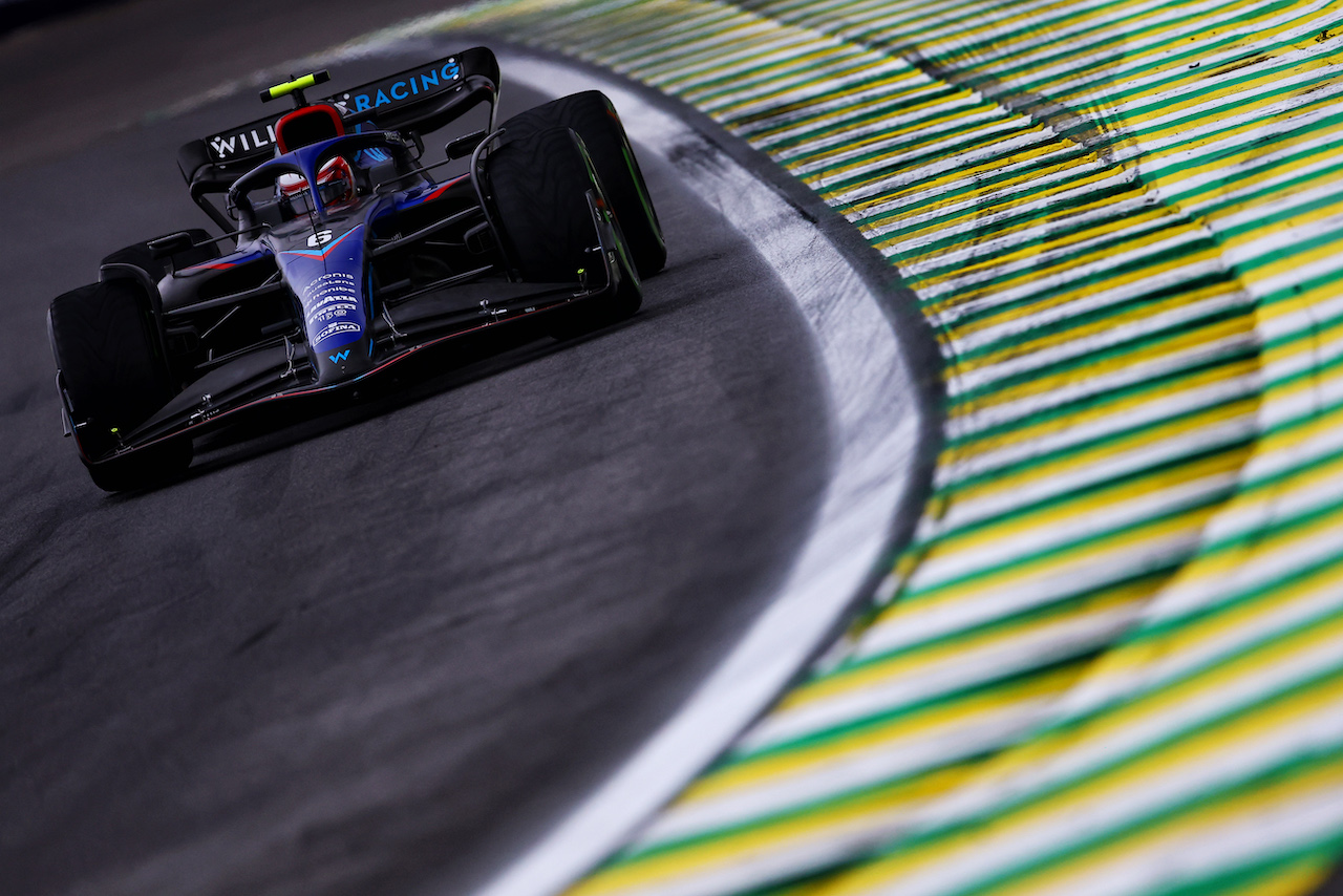 GP BRASILE, Nicholas Latifi (CDN) Williams Racing FW44.
11.11.2022. Formula 1 World Championship, Rd 21, Brazilian Grand Prix, Sao Paulo, Brazil, Qualifiche Day.
- www.xpbimages.com, EMail: requests@xpbimages.com © Copyright: XPB Images