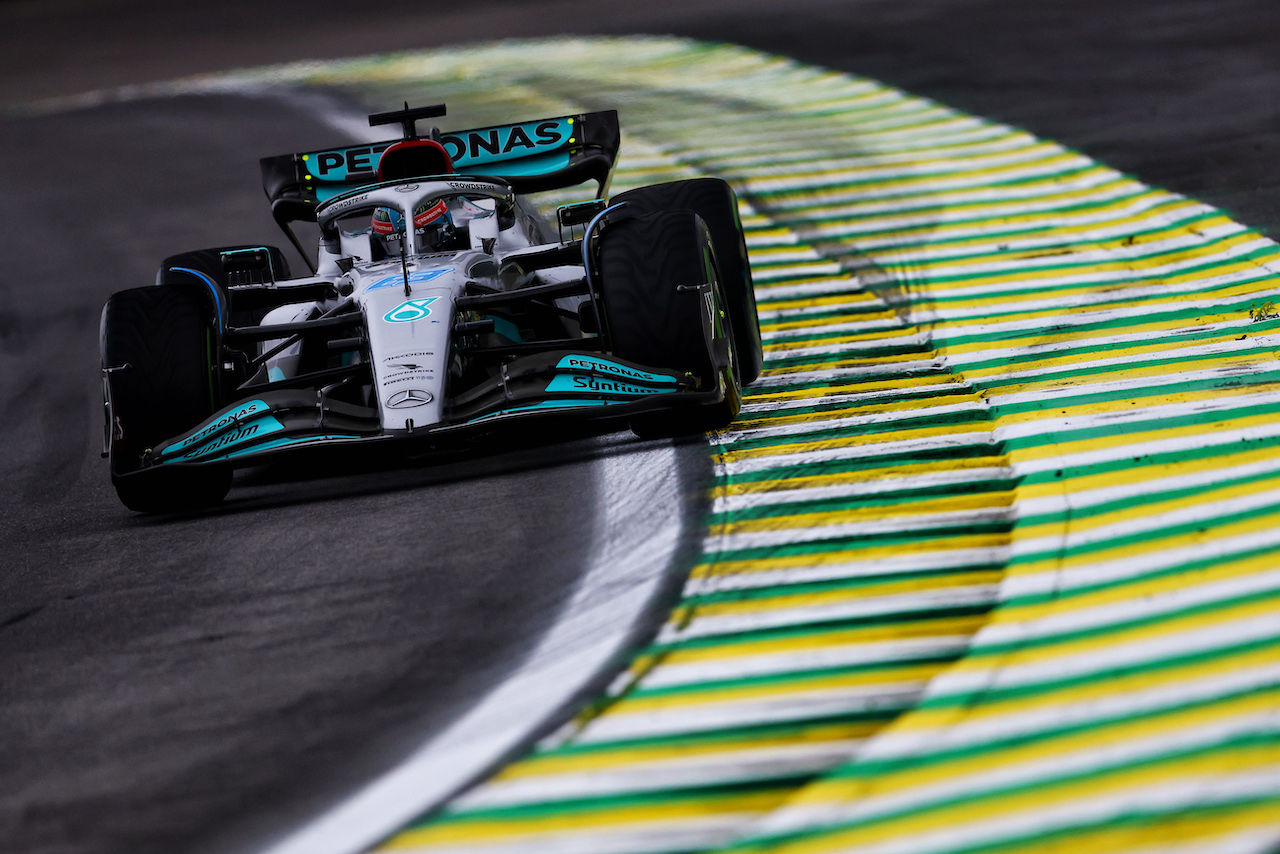 GP BRASILE, George Russell (GBR) Mercedes AMG F1 W13.
11.11.2022. Formula 1 World Championship, Rd 21, Brazilian Grand Prix, Sao Paulo, Brazil, Qualifiche Day.
- www.xpbimages.com, EMail: requests@xpbimages.com © Copyright: XPB Images