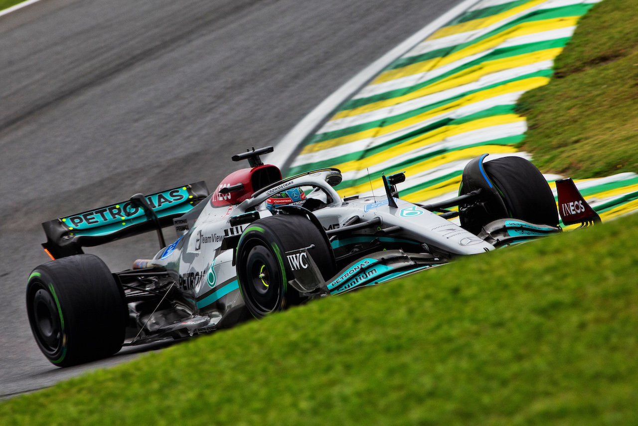 GP BRASILE, George Russell (GBR) Mercedes AMG F1 W13.
11.11.2022. Formula 1 World Championship, Rd 21, Brazilian Grand Prix, Sao Paulo, Brazil, Qualifiche Day.
- www.xpbimages.com, EMail: requests@xpbimages.com © Copyright: XPB Images