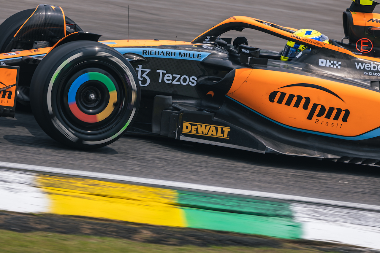 GP BRASILE, Lando Norris (GBR) McLaren MCL36.
11.11.2022. Formula 1 World Championship, Rd 21, Brazilian Grand Prix, Sao Paulo, Brazil, Qualifiche Day.
- www.xpbimages.com, EMail: requests@xpbimages.com © Copyright: Bearne / XPB Images