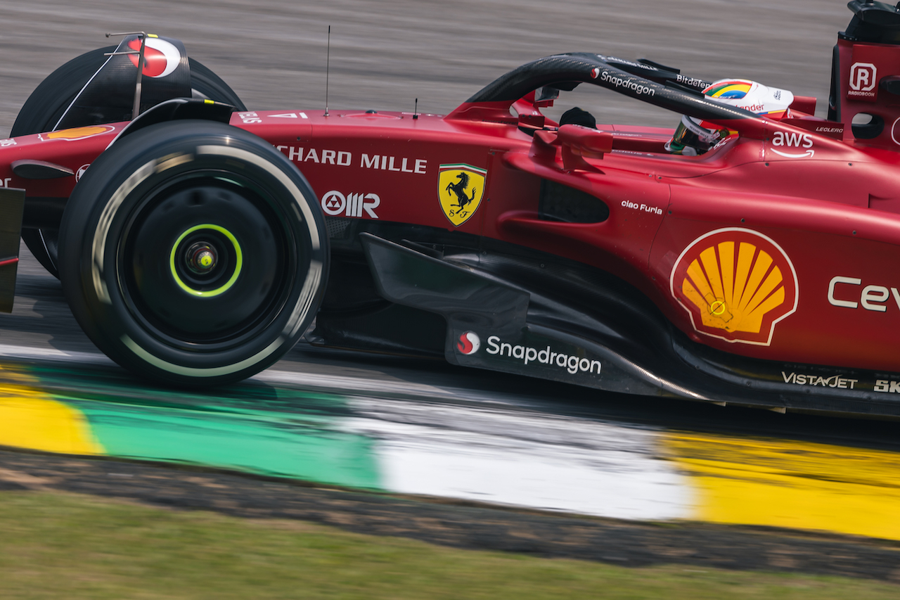 GP BRASILE, Charles Leclerc (MON) Ferrari F1-75.
11.11.2022. Formula 1 World Championship, Rd 21, Brazilian Grand Prix, Sao Paulo, Brazil, Qualifiche Day.
- www.xpbimages.com, EMail: requests@xpbimages.com © Copyright: Bearne / XPB Images