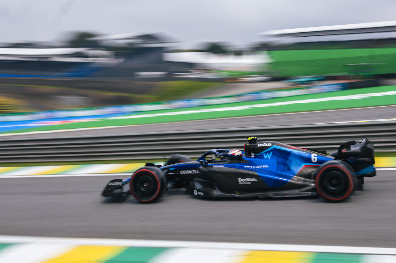 GP BRASILE, Nicholas Latifi (CDN) Williams Racing FW44.
11.11.2022. Formula 1 World Championship, Rd 21, Brazilian Grand Prix, Sao Paulo, Brazil, Qualifiche Day.
- www.xpbimages.com, EMail: requests@xpbimages.com © Copyright: Bearne / XPB Images