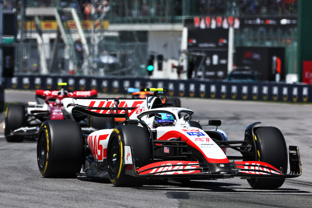 GP CANADA, Mick Schumacher (GER) Haas VF-22.
19.06.2022. Formula 1 World Championship, Rd 9, Canadian Grand Prix, Montreal, Canada, Gara Day.
- www.xpbimages.com, EMail: requests@xpbimages.com © Copyright: Charniaux / XPB Images